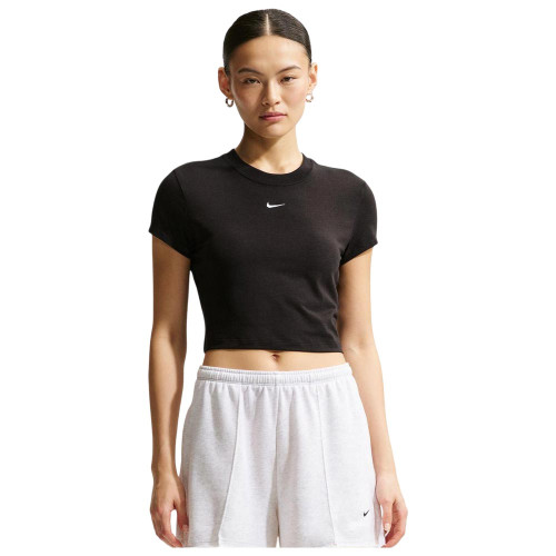 Nike Γυναικεία κοντομάνικη μπλούζα Sportswear Chill Knit Cropped T-Shirt